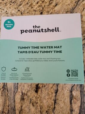 The Peanutshell Tummy Time Water Mat - Space
